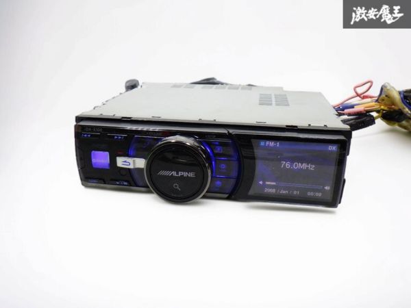 ☆保証付 即発送☆ ALPINE アルパイン IDA-X100 オーディオ ヘッドユニット 1DIN MP3 iPod USB AUX デジタルメディア拍卖