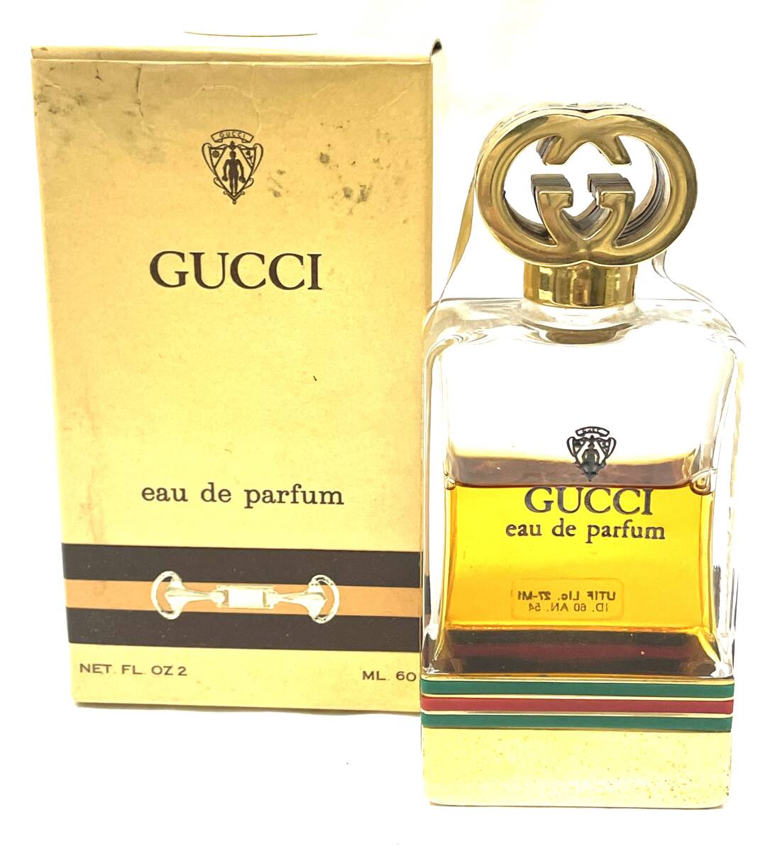 【B】【17165B】★☆香水 GUCCI グッチ eau de parfum オードパルファム 60ml 箱付き ヴィンテージ 残量6割程度 長期保管品 現状品拍卖