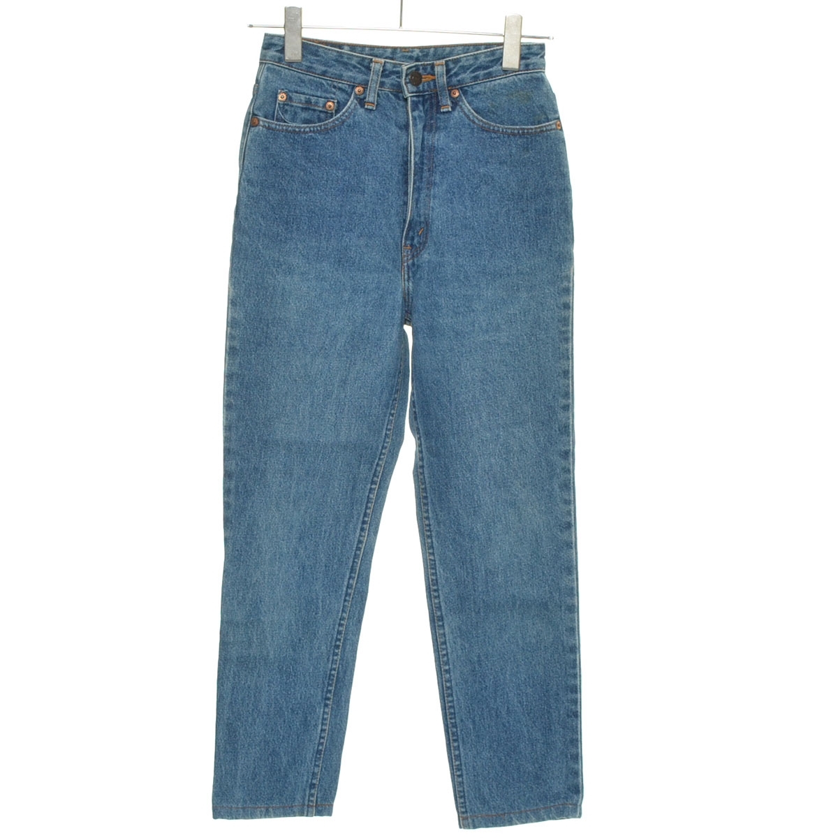 ■518099 LEVI'S リーバイス ●デニムパンツ ハイウエストテーパードジーンズ W606-0217 サイズW29 90s ヴィンテージ レディース 日本製拍卖