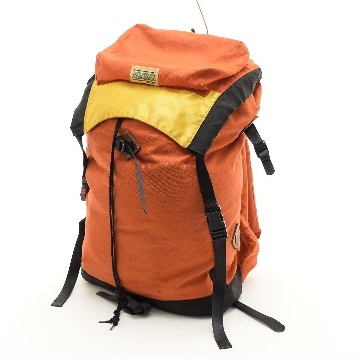 〇533442 Mizuno BERG ミズノ ○バックパック デイパック リュックサック 大容量 登山 ヴィンテージ バックパック メンズ 日本製 オレンジ拍卖