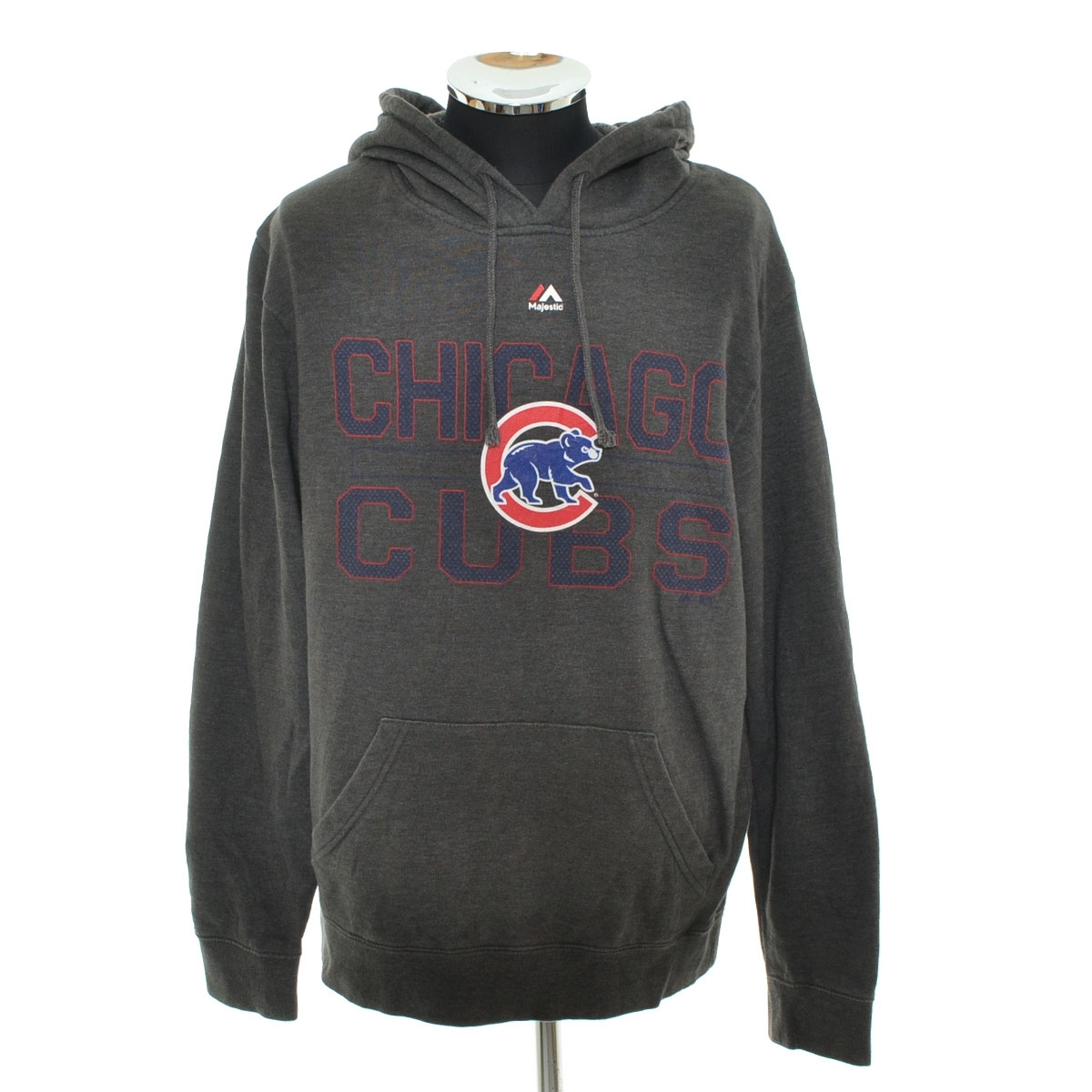〇500885 Majestic マジェスティック ○スウェットパーカー 長袖 ★ サイズM メンズ グレー拍卖