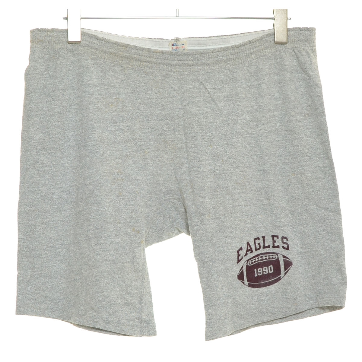 ●521267 Champion チャンピオン ●ショートパンツ 80s トリコタグ コットンレーヨン サイズL メンズ USA製 グレー拍卖