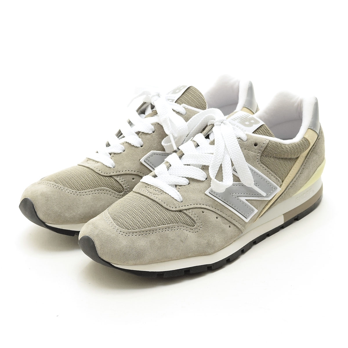 ●552084 NEW BALANCE ニューバランス ●スニーカー USA製 U996GR サイズ27.5cm メンズ グレー拍卖