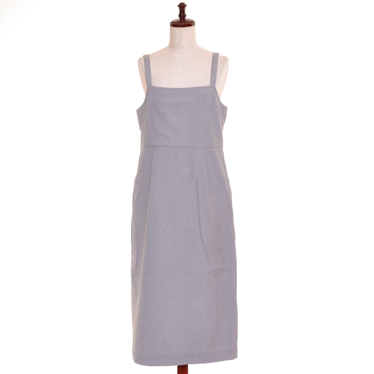 □447776 A DAY IN THE LIFE ユナイテッドアローズ UNITED ARROWS ◯サロペットスカート ジャンスカ ジャンパースカート レディース拍卖