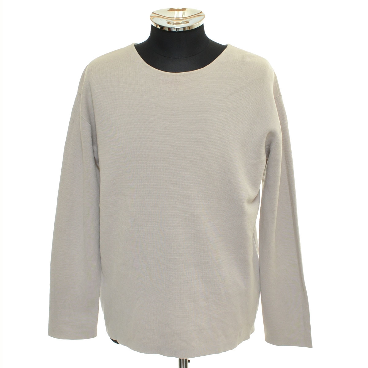 〇549808 UNITED ARROWS ユナイテッドアローズ ○セーター BY ミラノリブニット 12131053647 サイズS メンズ グレージュ拍卖