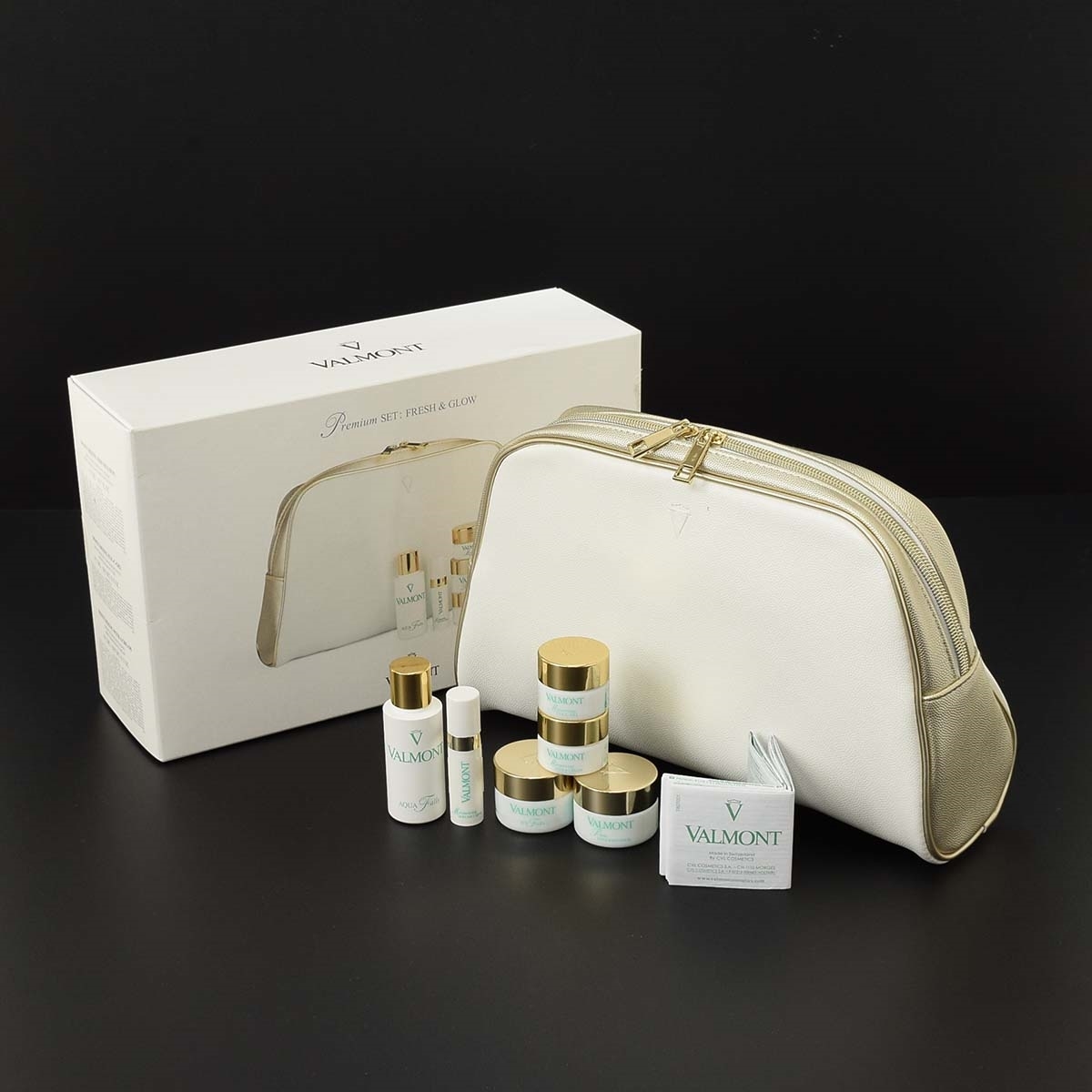 □514332 VALMONT ヴァルモン ○化粧セット プレミアムセット フレッシュ&グロー ポーチ付き レディース拍卖