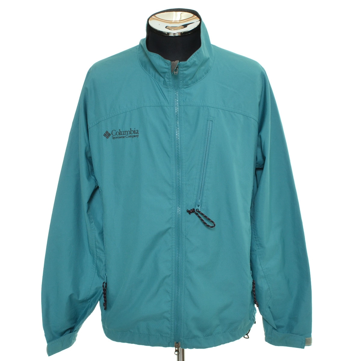 ●553441 Columbia コロンビア ●ナイロンジャケット PM3095 サイズS メンズ ブルー拍卖