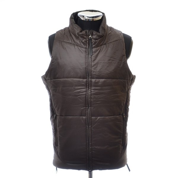 ●118181 DISAERAN ディセラン ジレベスト ◯PADDED VEST 中綿ベスト 1277-499-0301 サイズS メンズ ブラウン(茶) 無地拍卖