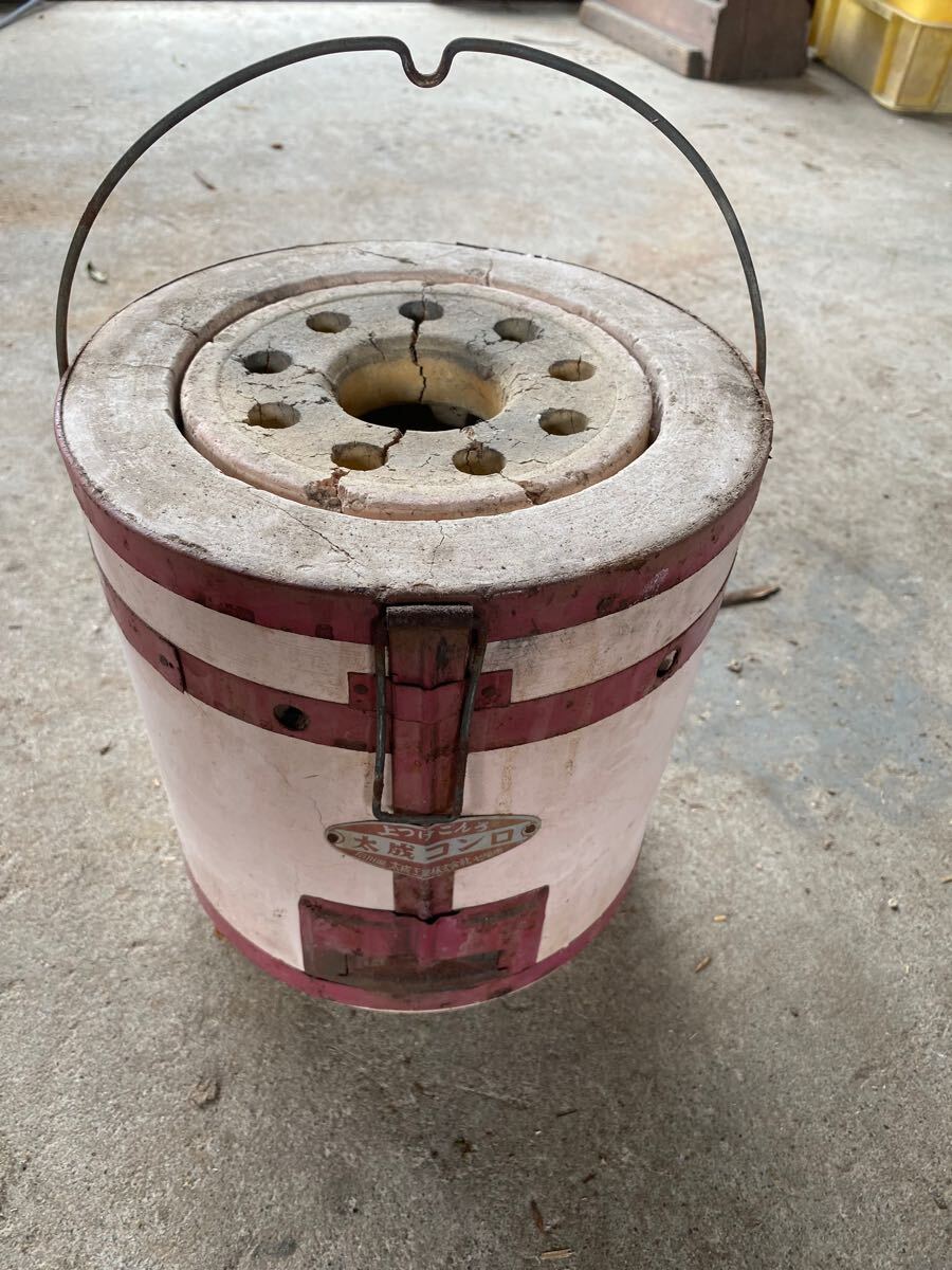 【送料無料】 七輪 アウトドア コンロ 練炭火鉢 練炭コンロ 火鉢 レトロ 珪藻土 昭和レトロ拍卖