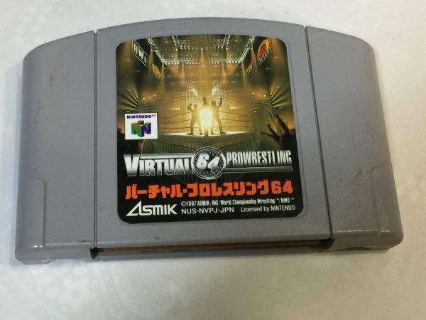 ニンテンドー64 バーチャル プロレスリング 2F15AA拍卖
