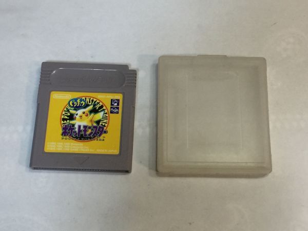 SG.ゲームボーイ ポケットモンスター イエロー ケース付き 2F15AA拍卖
