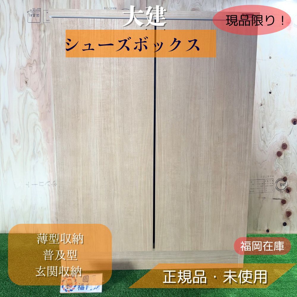大建 下駄箱 シューズボックス 薄型収納 普及型 玄関収納 収納家具 未使用品アウトレット拍卖