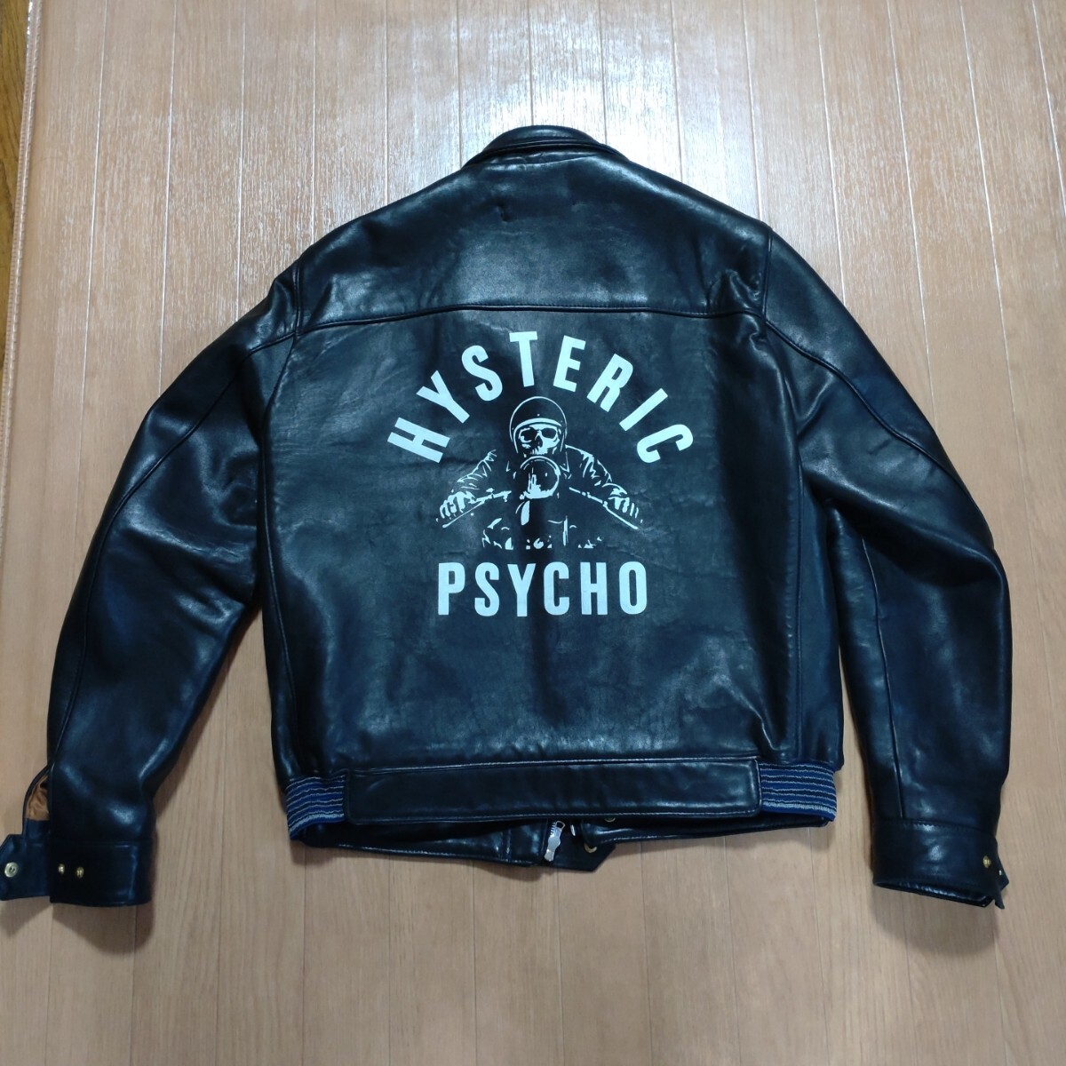 HYSTERIC GLAMOUR × Lewis Leathers COUNTRYMAN JACKET レザージャケット Lサイズ 本革 黒拍卖
