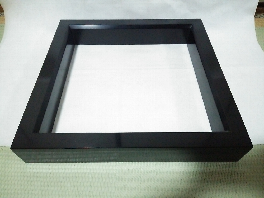 ★【一美堂】★茶道具★真塗★『炉縁』★紙箱付★拍卖