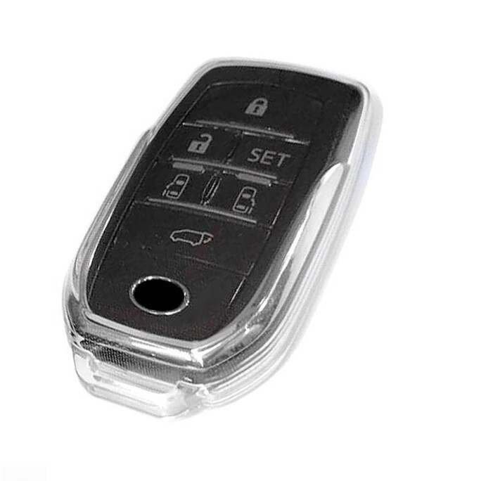 B級 新品 トヨタ 透明TPU スマートキーケース キーカバー ハリアー80 アクア プリウス60 アルファード ヴェルファイア 30系 40系 カローラ拍卖