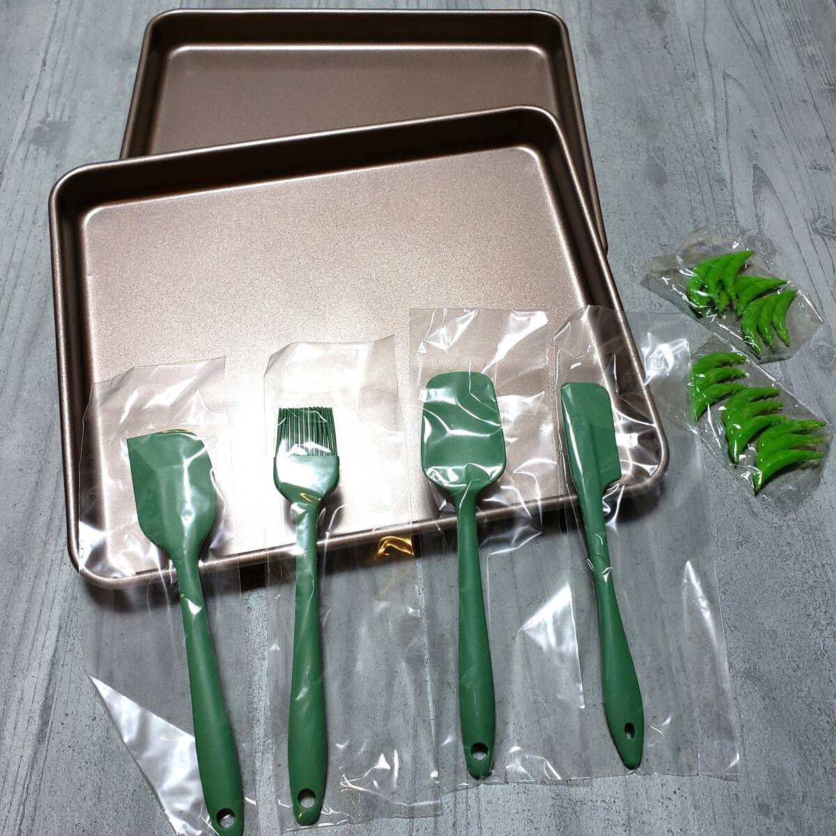 【未使用】 【送料込み】 ベーキング トレイ ・ スパチュラSET / トレー パン  ロールケーキ  オーブン バット拍卖