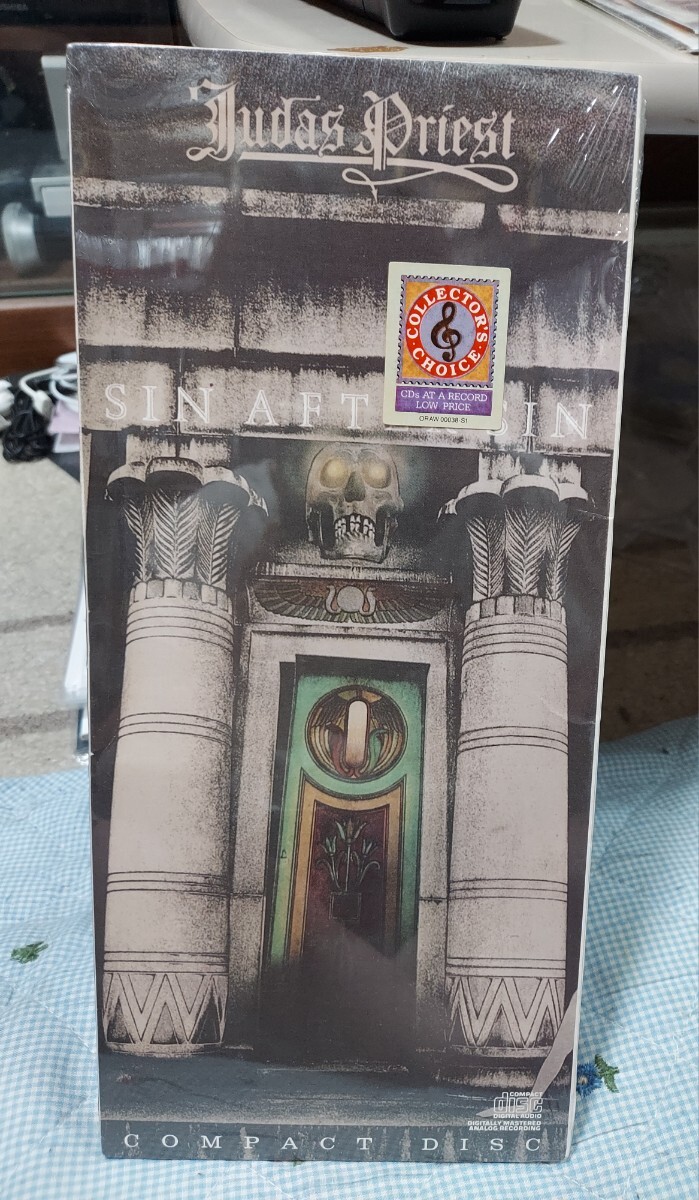 Judas Priest アメリカ盤 初販CD 未開封 シールド Sin After Sin ロング・ボックス CK34787拍卖