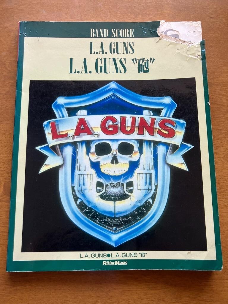 ★ L.A.GUNS LAガンズ ” 砲 ”  バンドスコア 楽譜 ロック ハードロック 80年代 拍卖