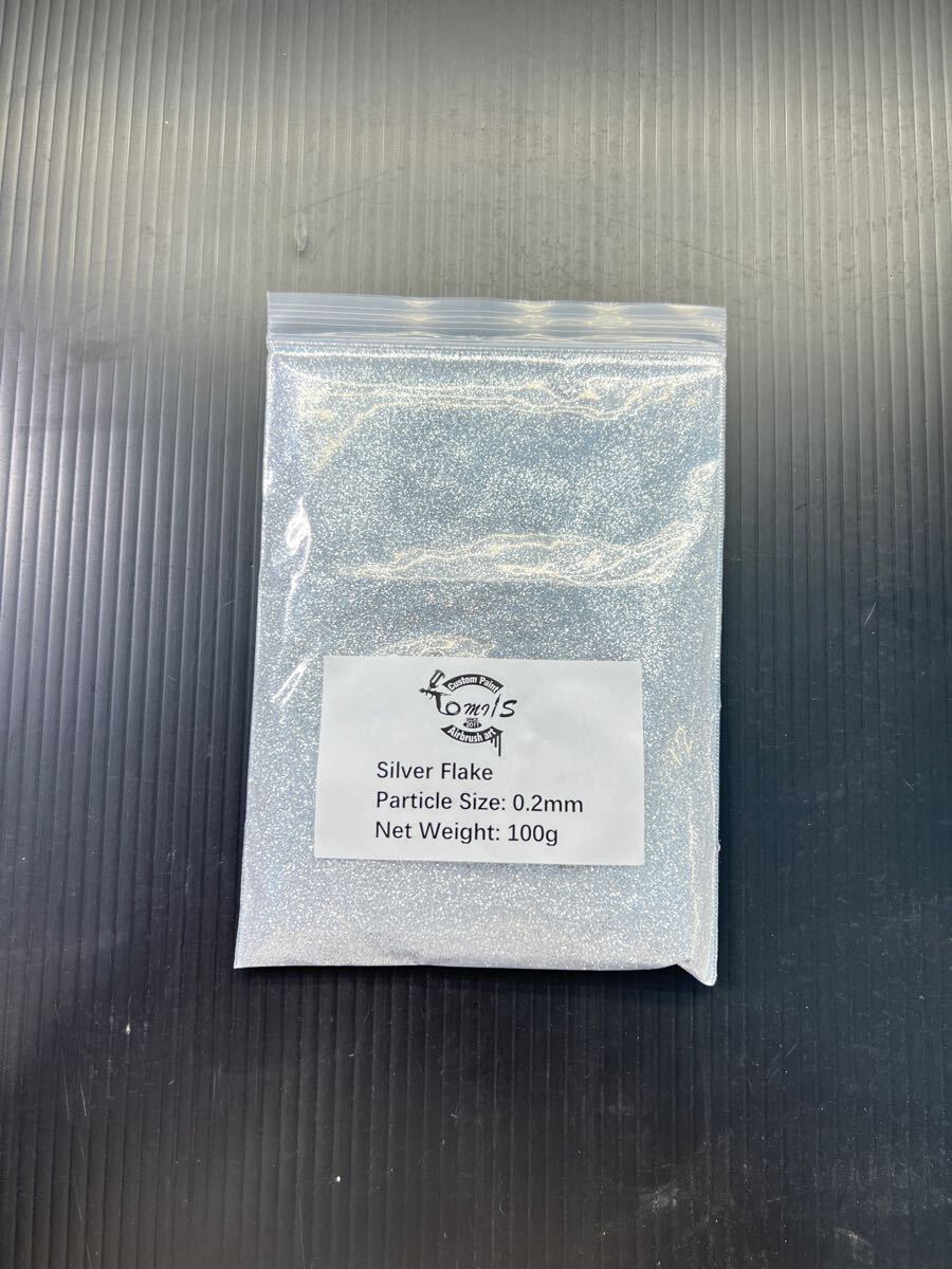 シルバーラメフレーク 0.2mm 100g拍卖