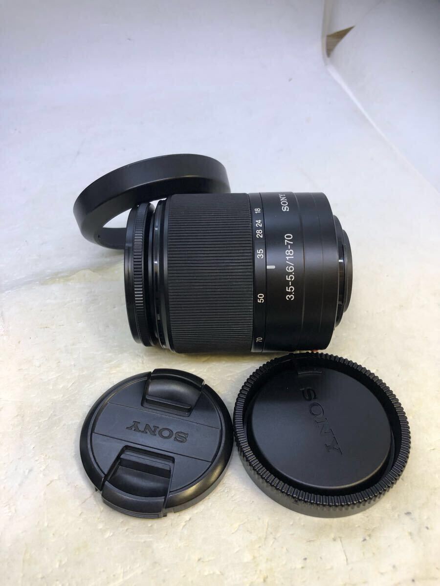 ★極上美品★安心動作保証付き★ SONY ソニー DT 3.5-5.6/18-70 一眼カメラ用レンズ ☆純正フード付き☆拍卖