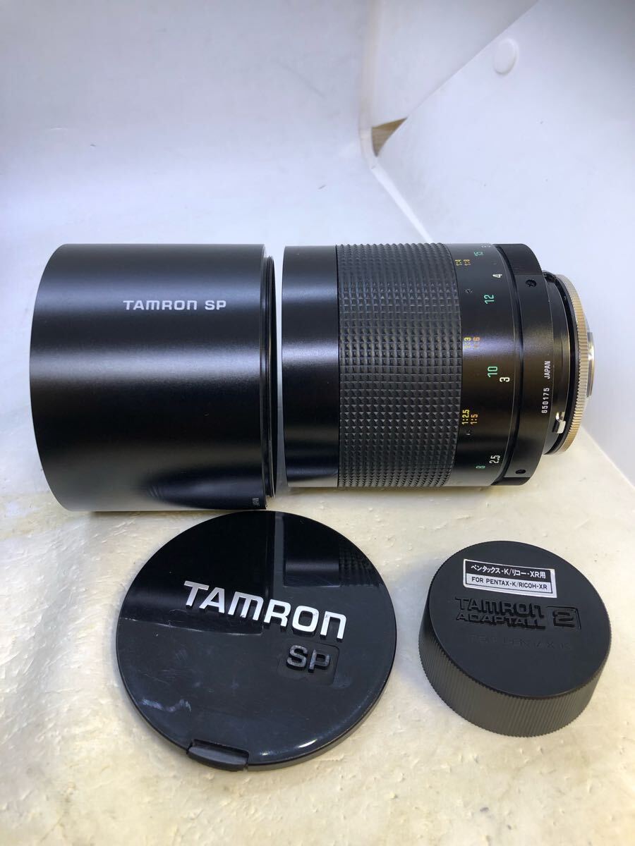 ★美品★安心動作保証付き★ ペンタックス用 Tamron SP 500mm f/8 Tele Macro BBAR MC BB55 MF Lens Pentax K Mount マニュアルフォーカス 拍卖