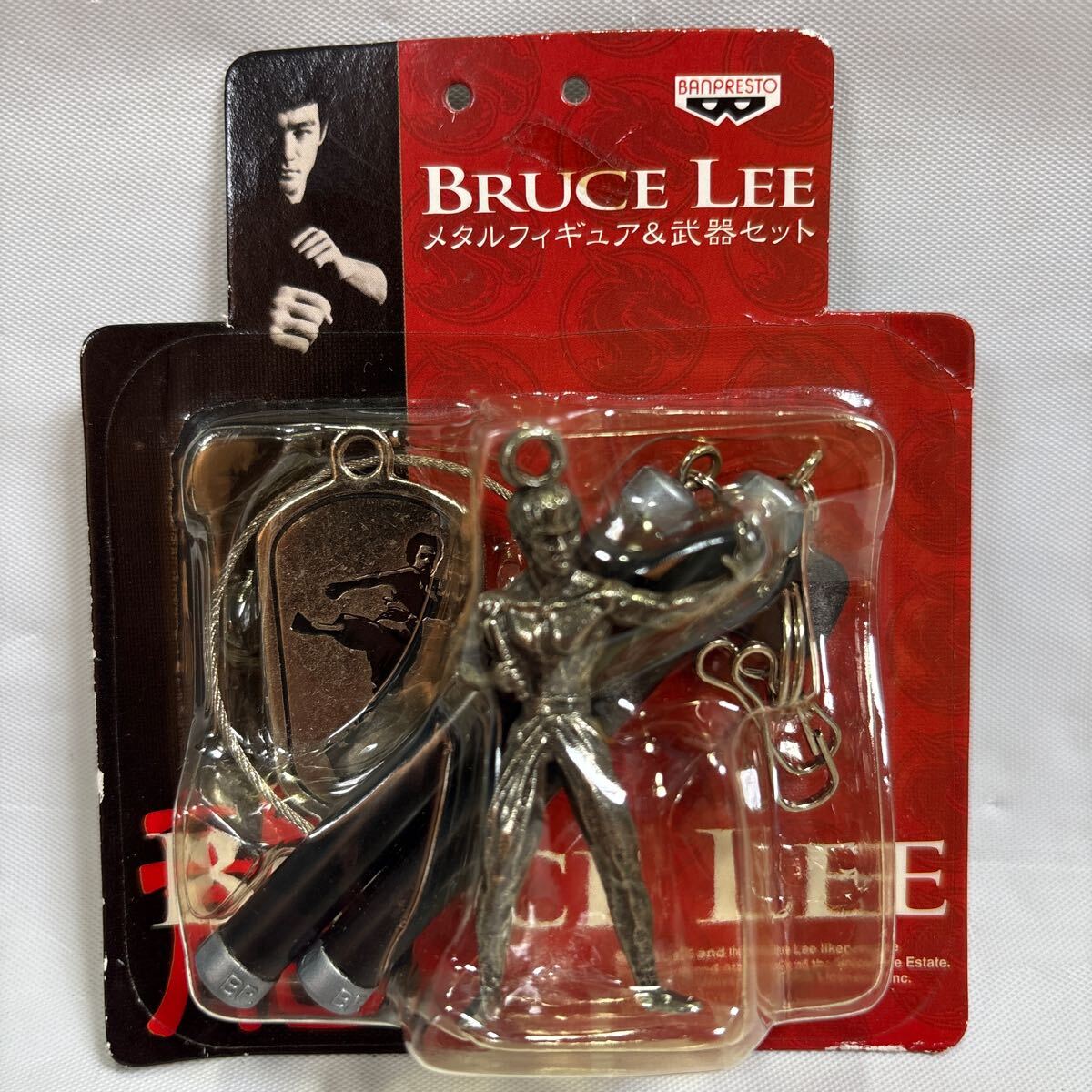 ブルース・リー メタルフィギュア&武器セット 未開封拍卖