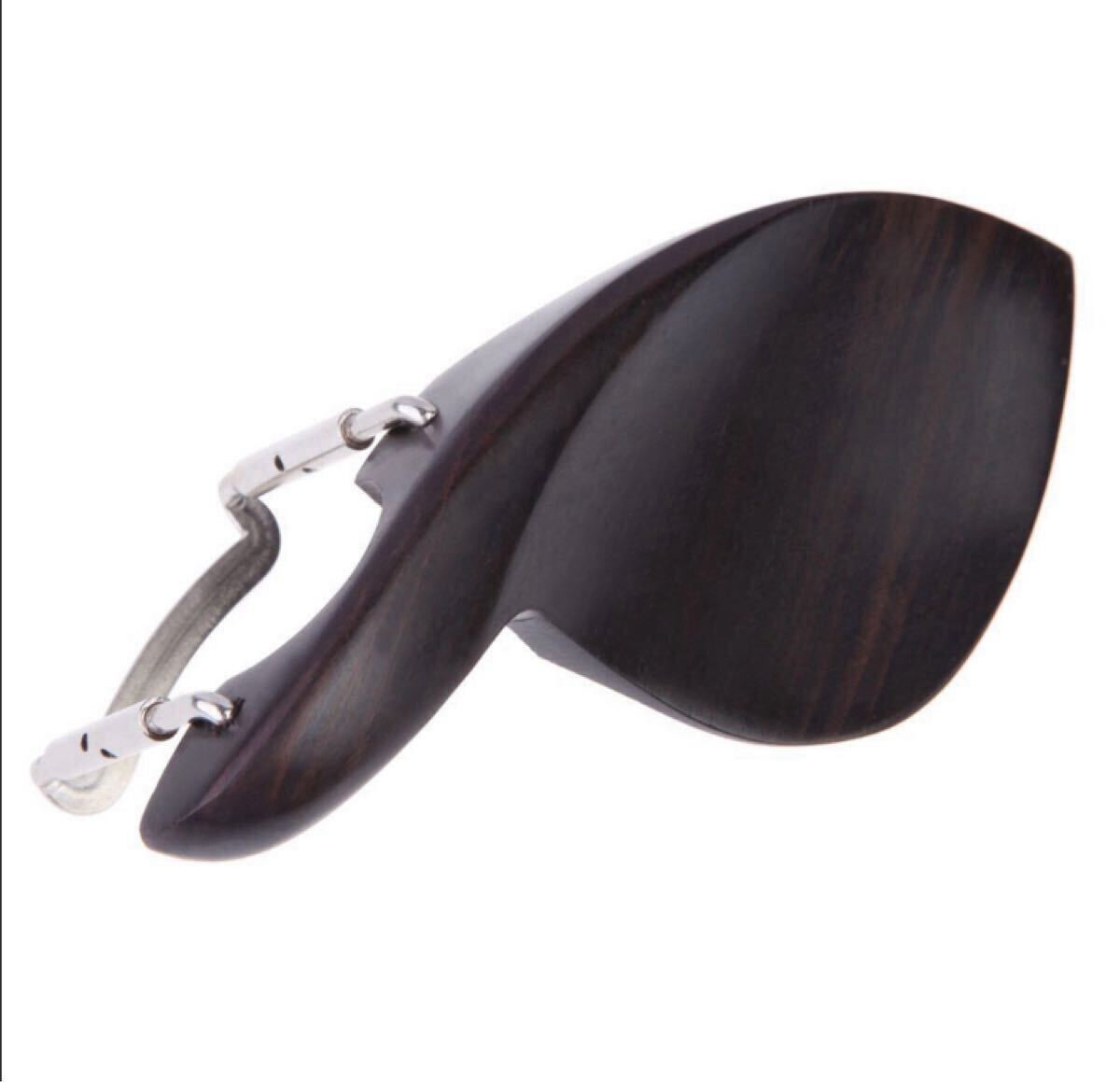 バイオリンあご当て 顎当て チンレスト 黒檀 4/4サイズ 演奏補助 エボニー拍卖