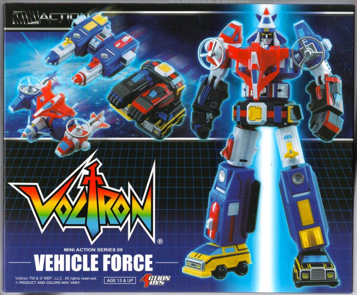 Action Toys ミニアクション ボルトロン ビークルフォース 「機甲艦隊ダイラガーⅩⅤ」 機甲合体拍卖