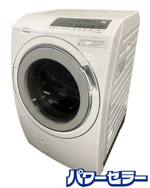 高年式!2023年製! HITACHI 日立 BD-SG110JL ドラム式洗濯乾燥機 左開き 洗濯11kg/乾燥6kg ホワイト 中古家電 店頭引取歓迎 yR9679拍卖