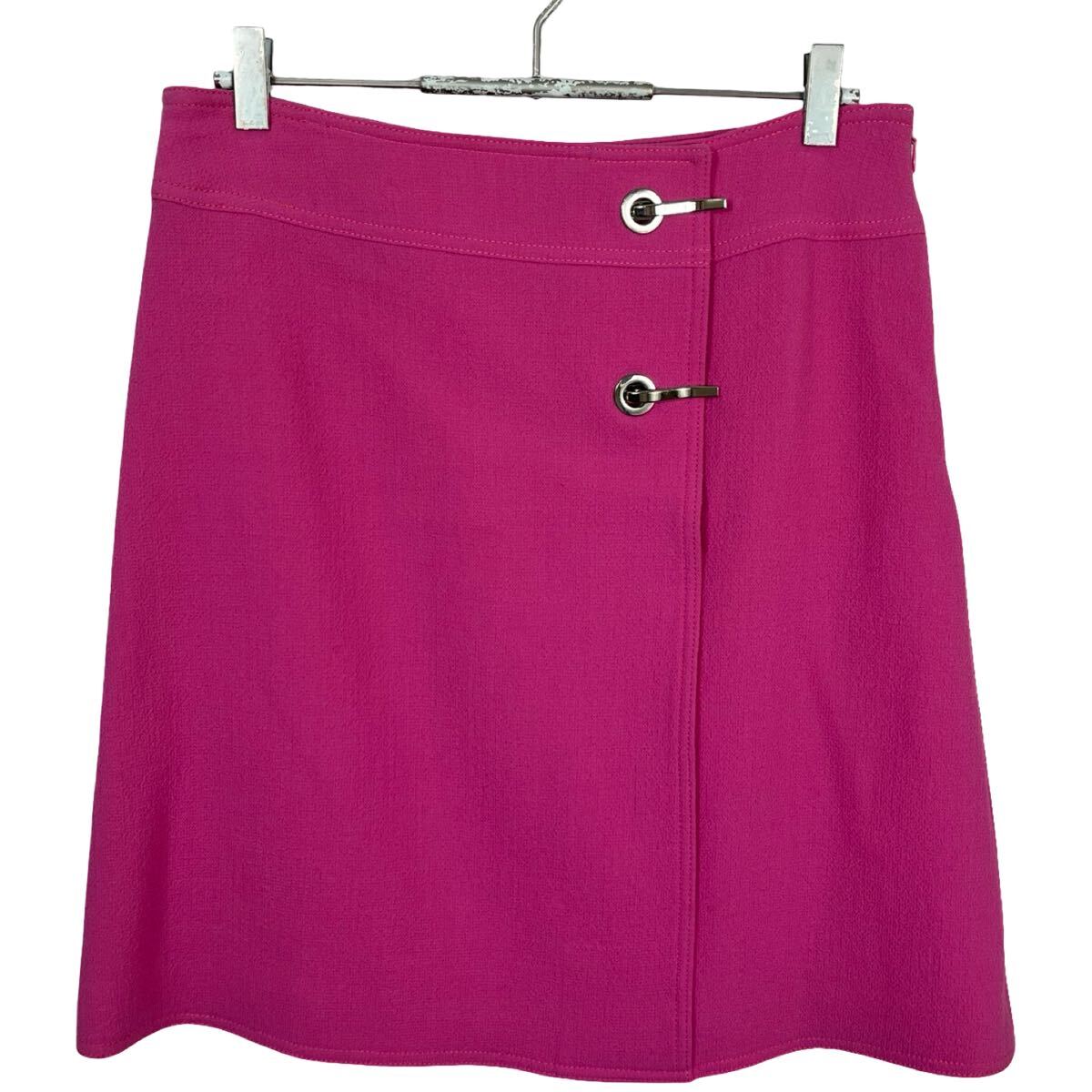 美品 courreges クレージュ レディース タイトスカート ボトムス ピンク 40拍卖