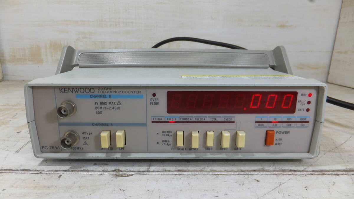 KENWOOD ケンウッド FC-758A 周波数カウンター FREQUENCY COUNTER拍卖
