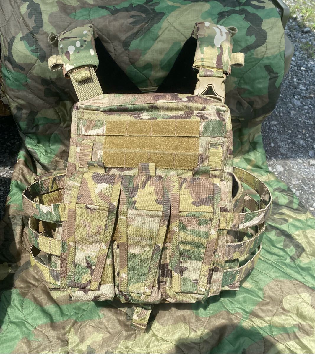 実物 S/M Crye Precision AVS MBAV PLATE POUCH SET プレートキャリア  プレキャリ  マルチカム MULTICAM 拍卖