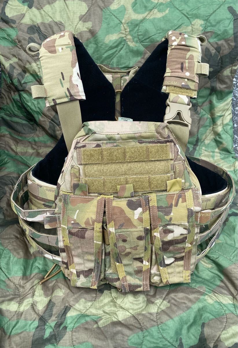 実物 AVS SWIMMER CUT PLATE POUCH SET MULTICAM プレートキャリア マルチカム プレキャリ crye 実物拍卖