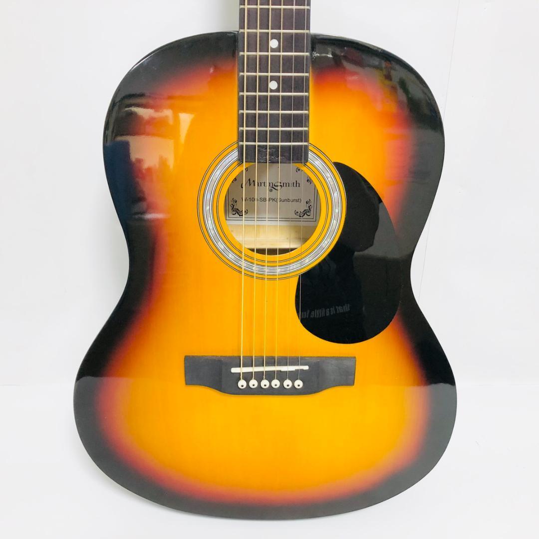 【A7701_18】出音良好♪ マーティン・スミス Martin Smith W-100-SB-PK アコギ アコースティックギター拍卖