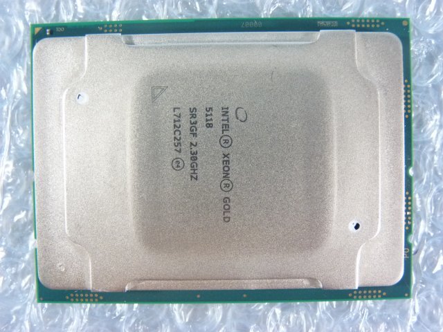 1RXM // Intel Xeon Gold 5118 2.3GHz SR3GF Skylake-SP M0 Socket3647 (LGA) // Fujitsu PRIMERGY RX2540 M4 取外 //在庫2拍卖
