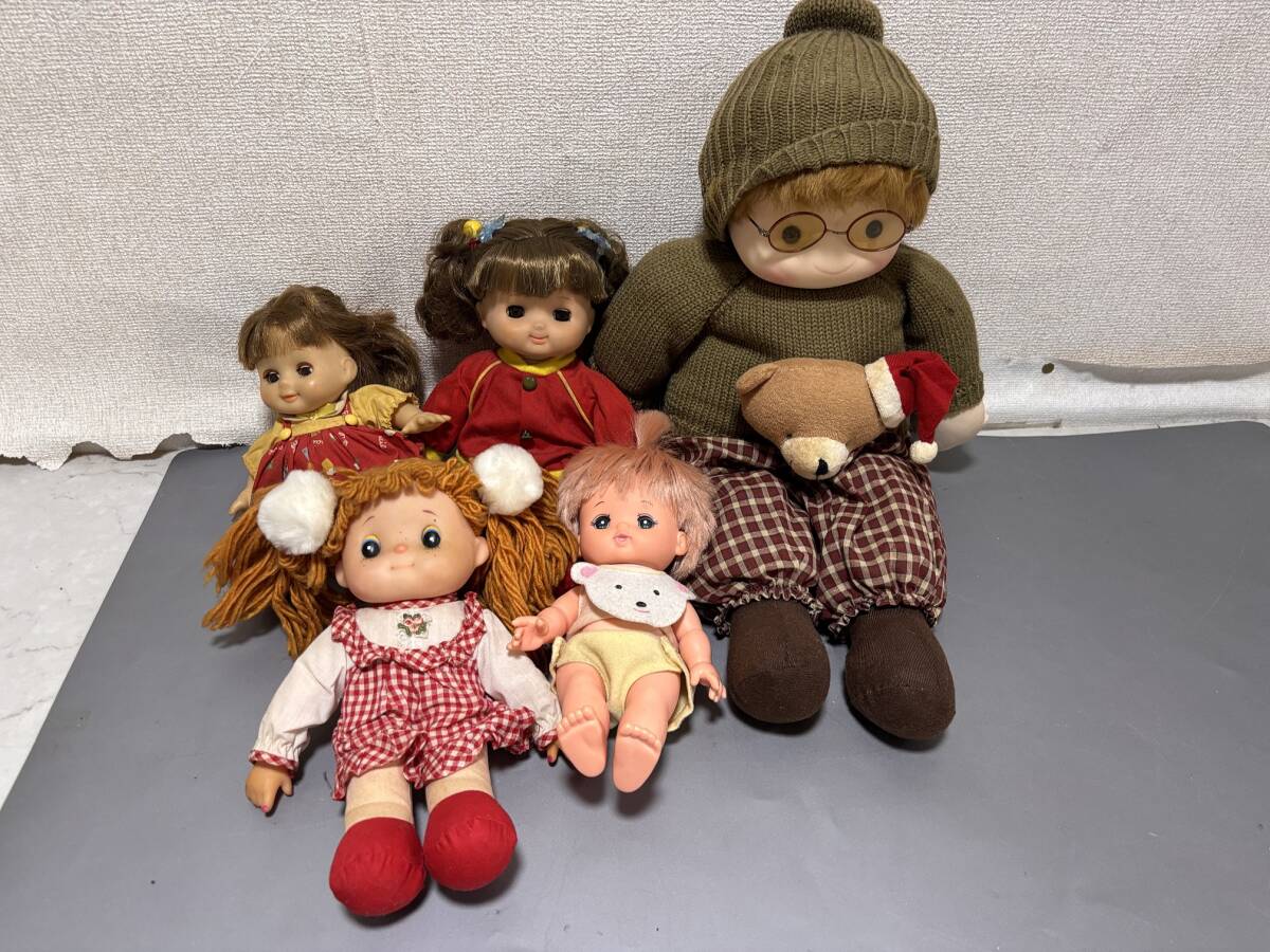 d4092◆レトロ◆現状品◆抱き人形/ソフビ人形/スリープアイまとめて5点セット◆セキグチSEKIGUCHI/オオイケOIKE/メルちゃん 他拍卖