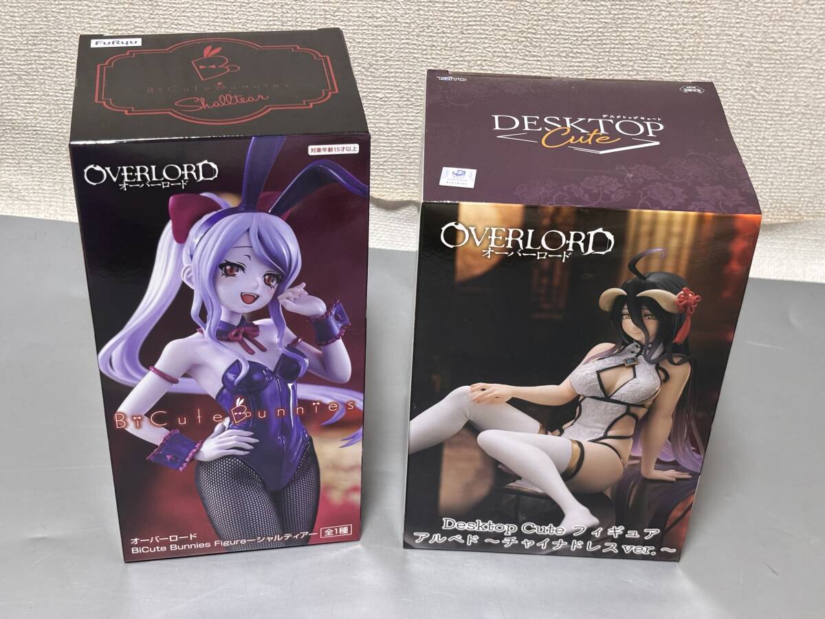 d4168未開封新品◆オーバーロード(アルベド/シャルティア)フィギュア2点チャイナドレス/バニー◆アミューズメント景品プライズ品 拍卖