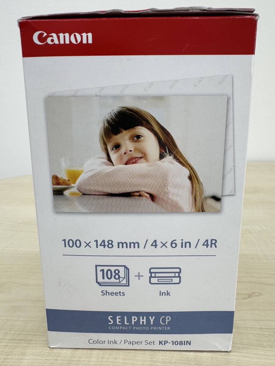 Canon   キャノン 【新品未使用 】 SELPHY CP Color Ink Paper Set KP-108IN     送料無料拍卖