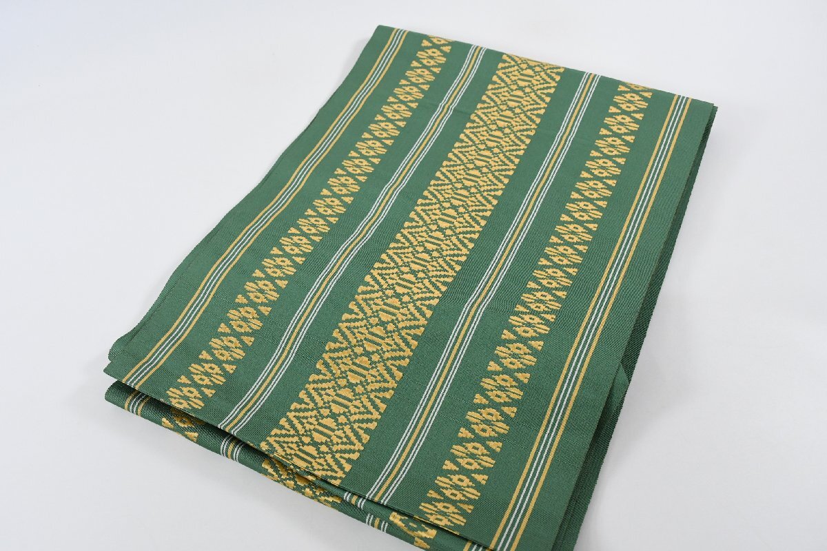 袋名古屋帯 博多織 松葉仕立て 帯丈346cm ★着物屋 ne-16289 桜庭呉服店拍卖