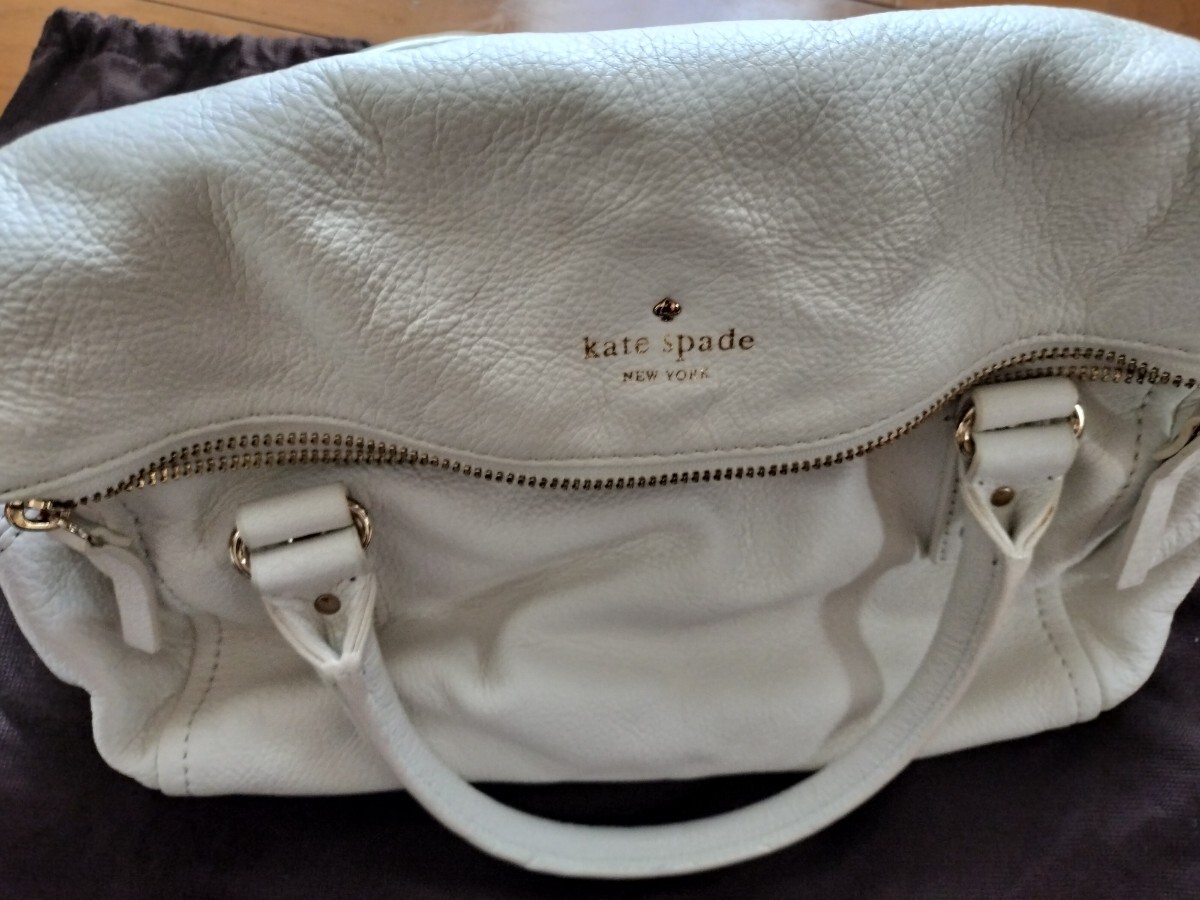 kate spade 《美品》《保存袋付き》レザーショルダー2wayバッグ《購入時¥34,800》拍卖