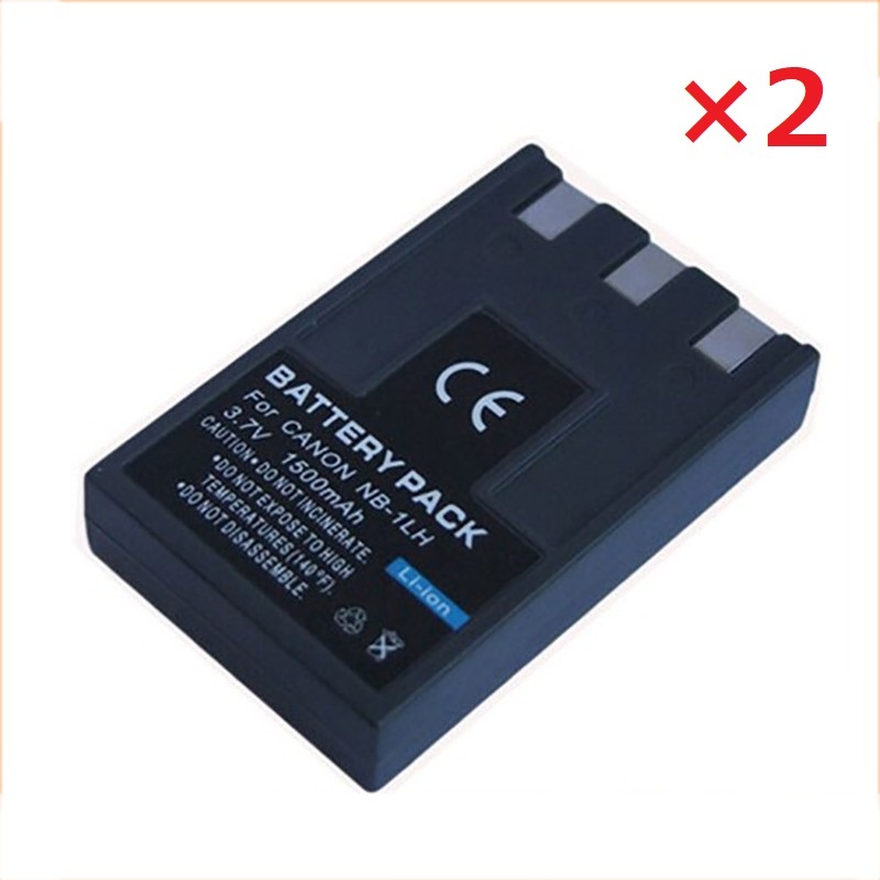 送料無料 2個セット キャノン Canon NB-1L / NB-1LH バッテリー 1500mAh 電池 交換 互換品拍卖