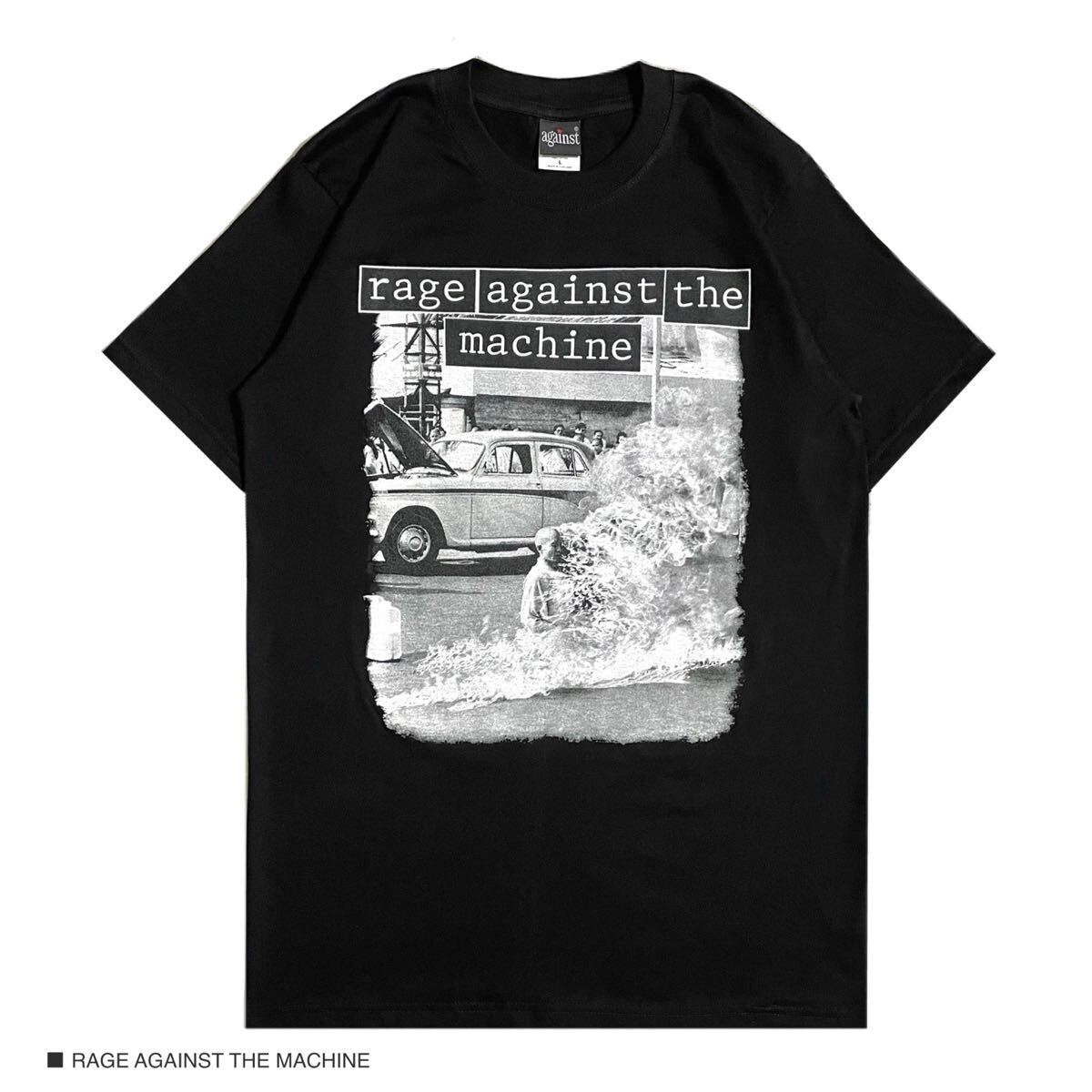 Rage Against the Machine レイジ アゲインスト ザ マシーン L 半袖 Tシャツ ロック バンドT拍卖