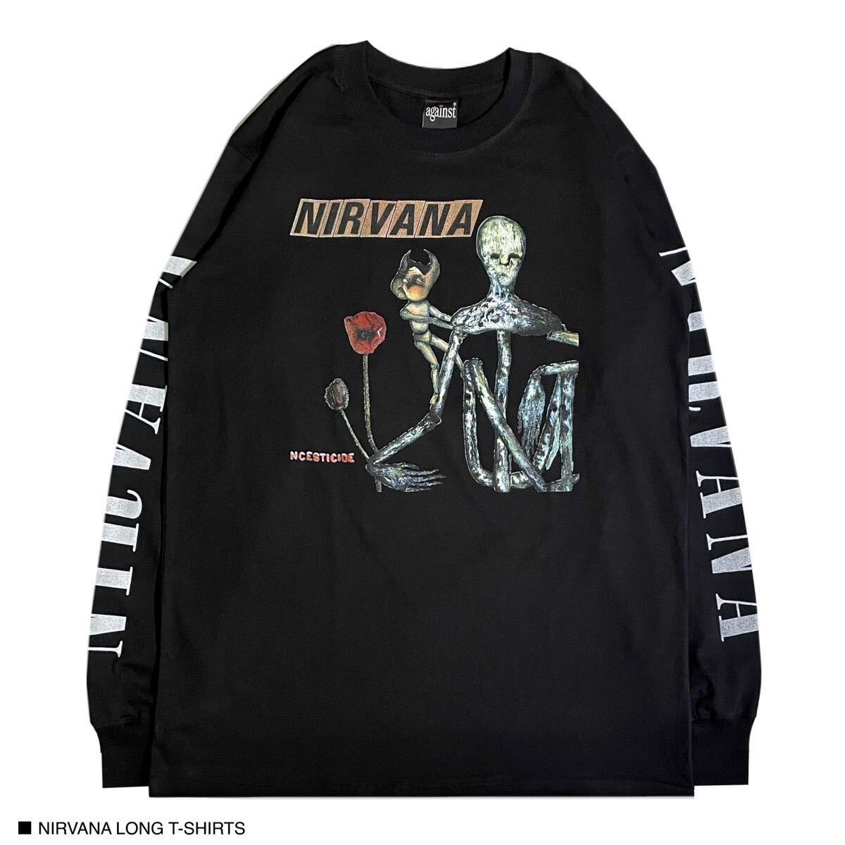 NIRVANA ニルヴァーナ Lサイズ 長袖 ロングTシャツ ロンT ロック バンドT カートコバーン 拍卖
