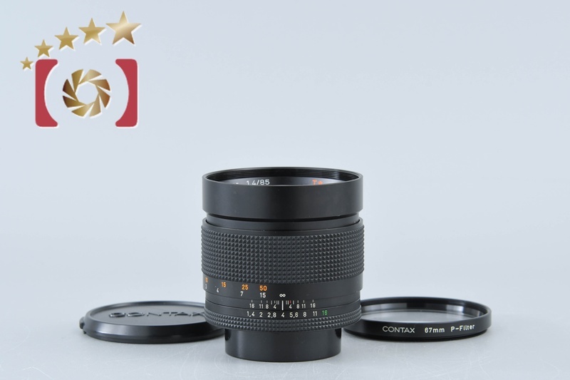 【中古】CONTAX コンタックス Carl Zeiss Planar 85mm f/1.4 T* MMG拍卖