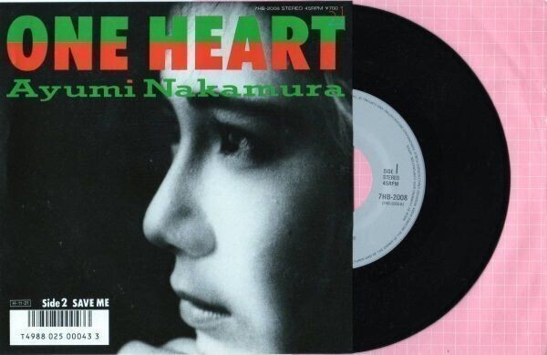 1558【EP盤】★☆ 美品【中村あゆみ】 ONE HEART ☆★ ≪貴重レコード≫R拍卖