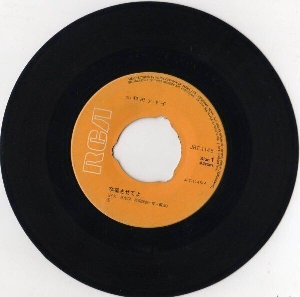 1200【EP盤】*和田アキ子/卒業させてよ ≪貴重レコード≫拍卖