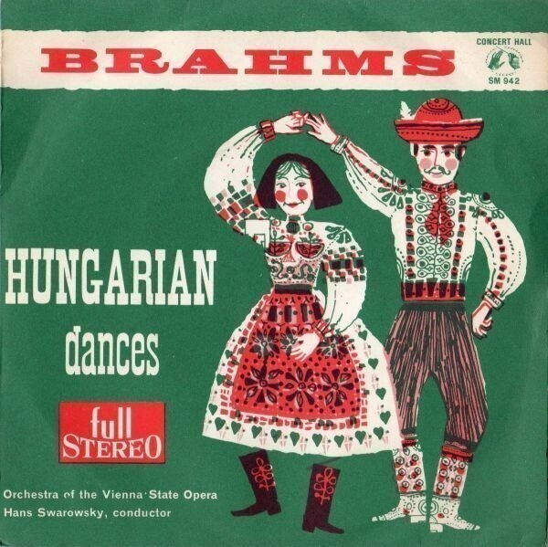 0990【EP盤】 5曲入りEP「ハンガリー舞曲集」ブラームス作曲,第12356 ≪貴重レコード≫R拍卖