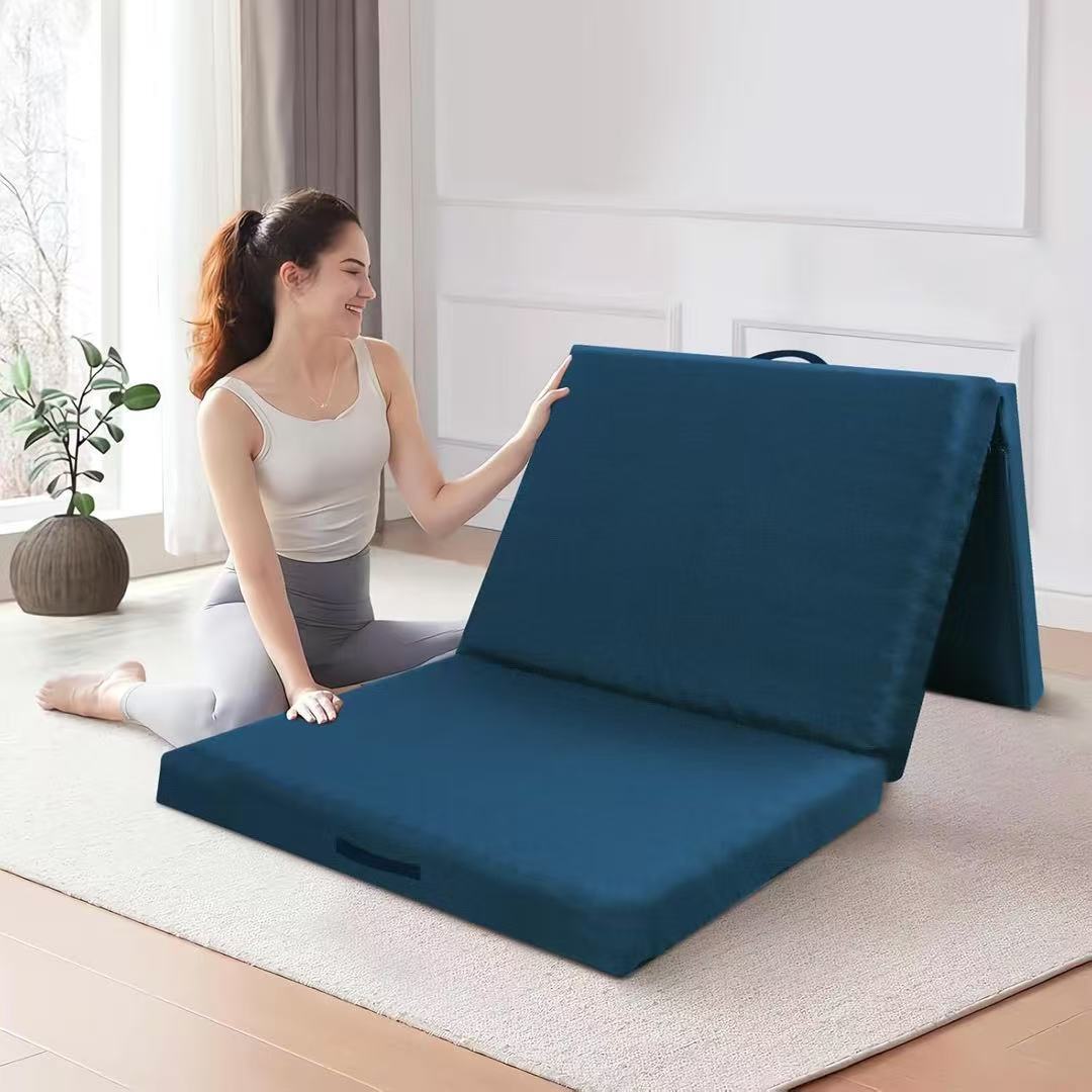 マットレス 折り畳みマットレス 高反発マットレス シングル セミダブル 布団 敷布団 ベッドマット 寝具 三つ折り ベッド 厚さ8CM 来客用拍卖