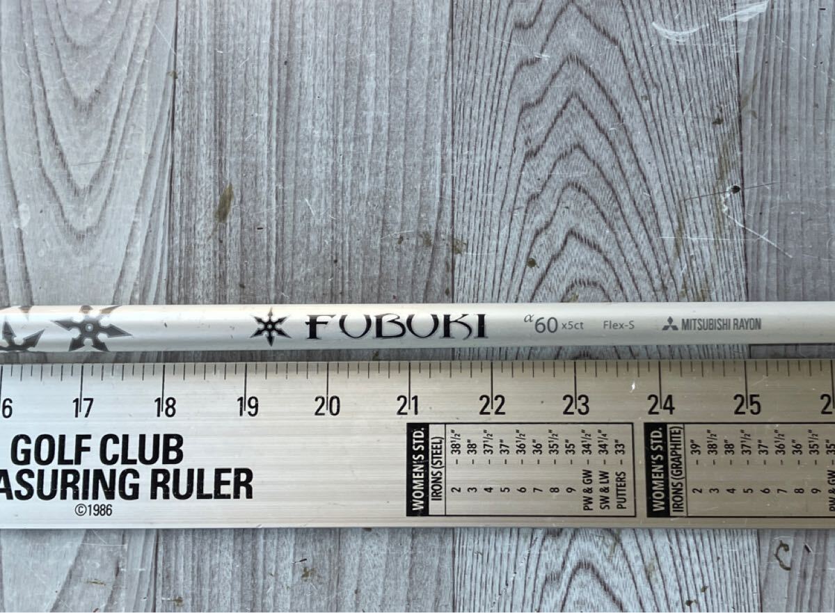 ◆◆ 送料無料 ◆◆ FUBUKI フブキ α60×5ct FLEX S 三菱レイヨン ケミカル PING ピン G425 430 410 スリーブ付シャフト拍卖