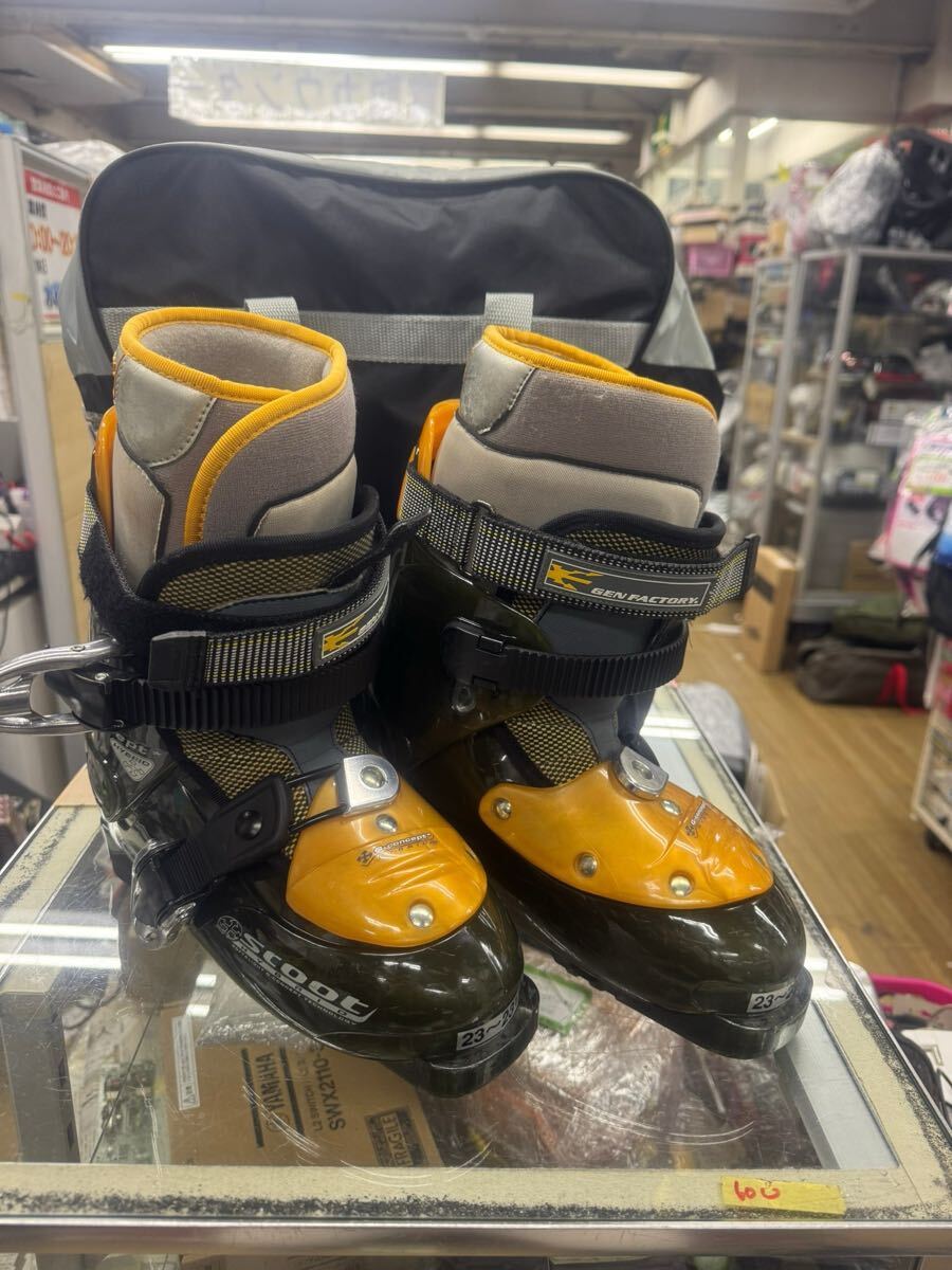 ○EW9185 GEN FACTORY G-concept Scoot HYBRID スキーブーツ 23.5cm○拍卖